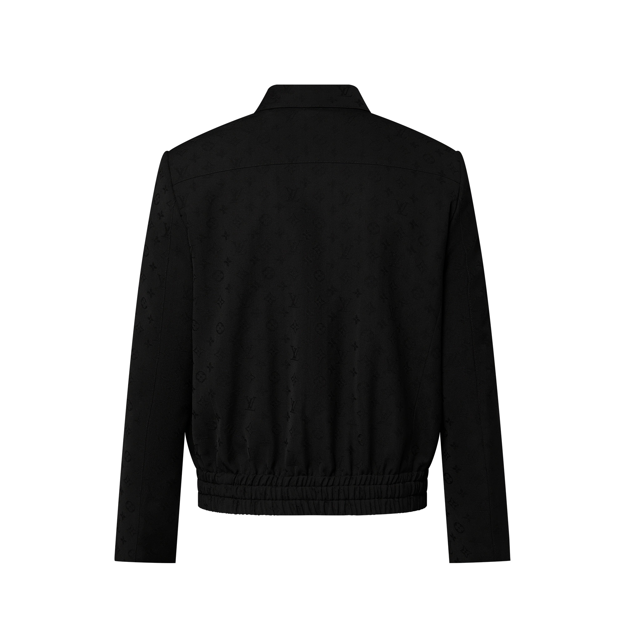 Monogram Jacquard Wool Jet Pocket Blouson - 3
