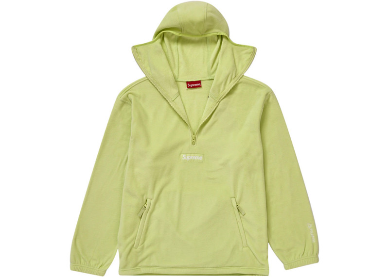 Supreme Supreme Polartec Facemask Half Zip Pullover Lime outlook