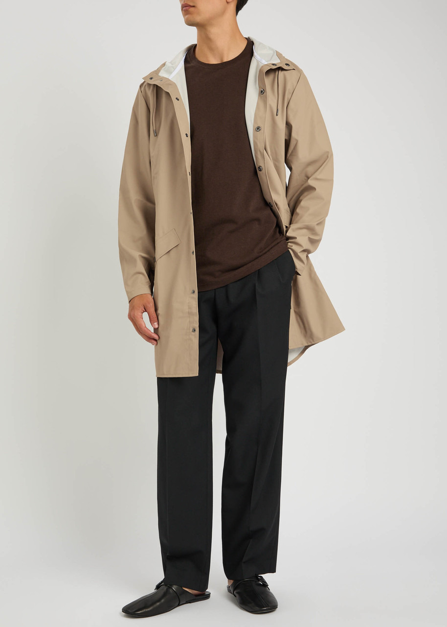 Rains Long Hooded Shell Jacket - 4