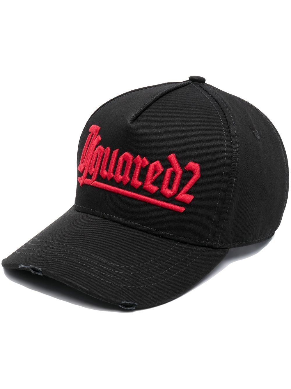 embroidered-logo baseball cap - 1