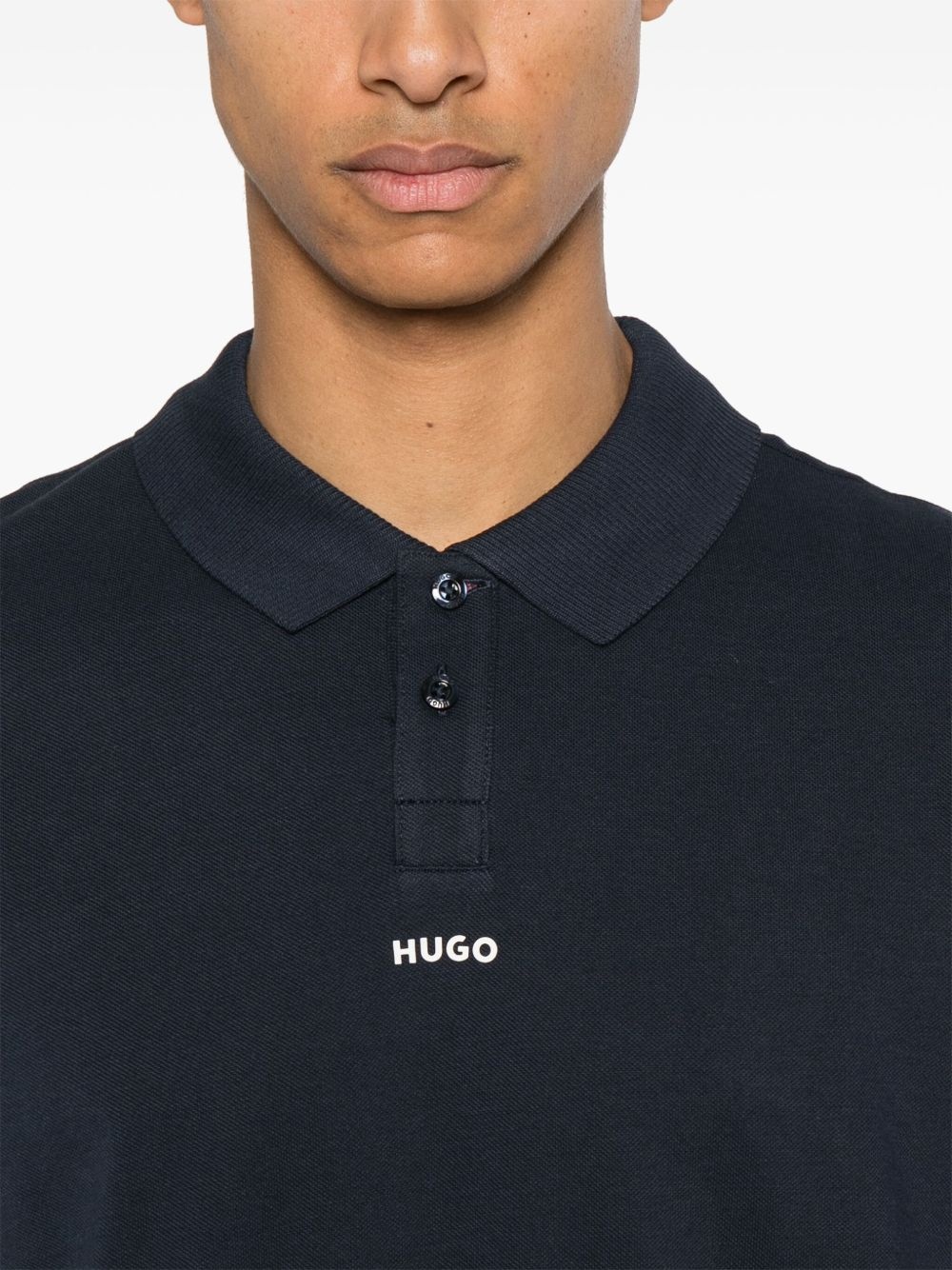logo-print polo shirt - 5