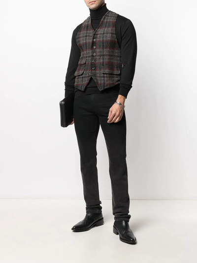 DSQUARED2 checked wool waistcoat outlook