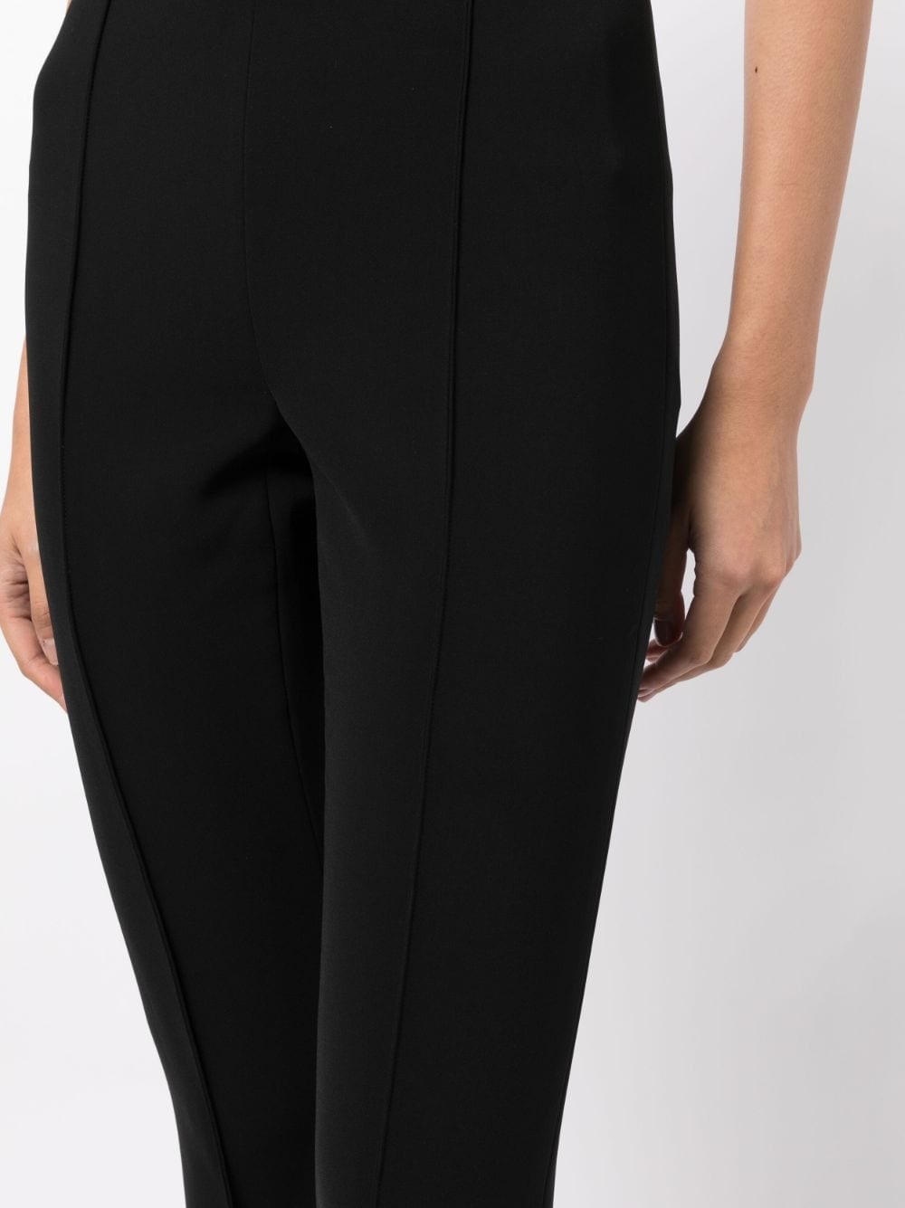 high-waisted cropped trousers - 5