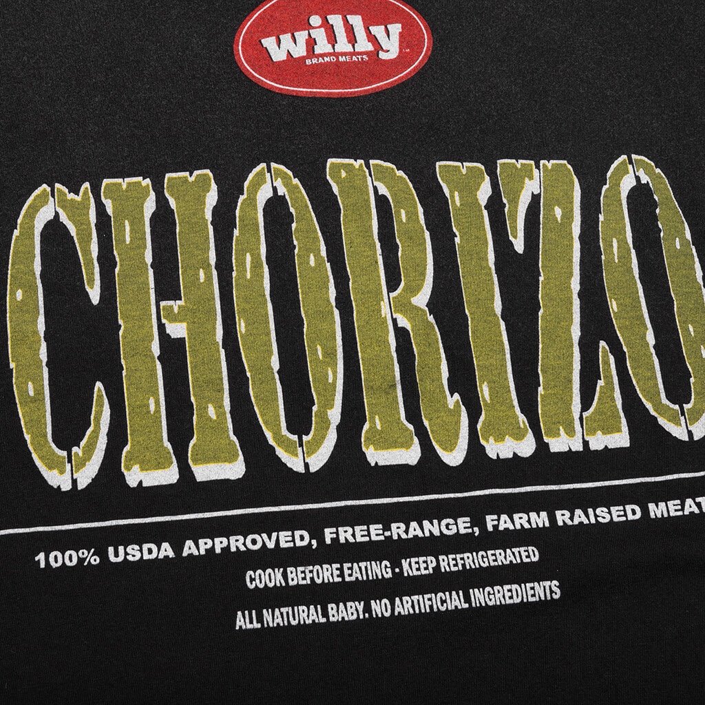 CHORIZO DESTROYED EASY TEE - WASHED BLACK - 3
