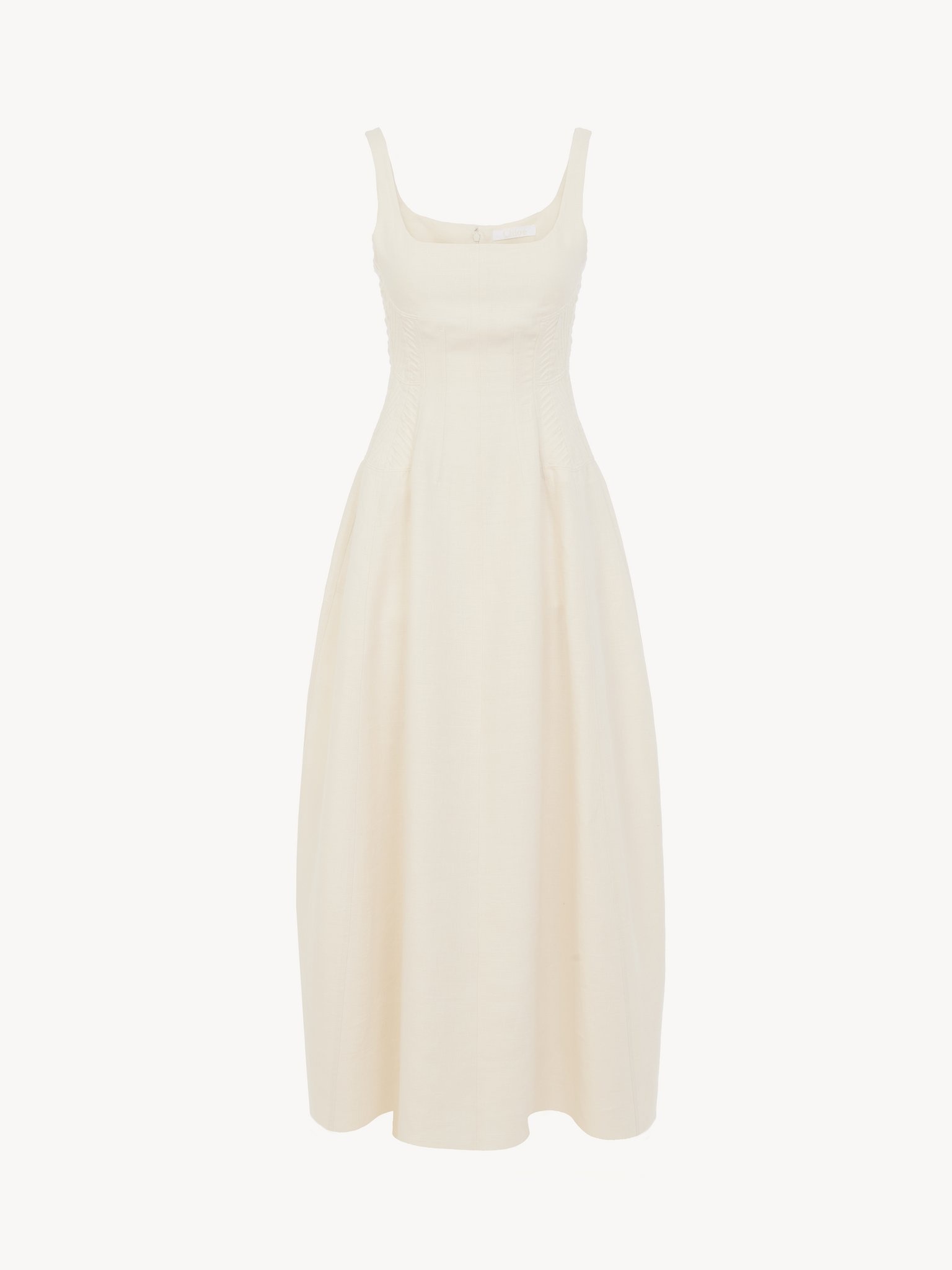 SLEEVELESS MIDI DRESS - 3