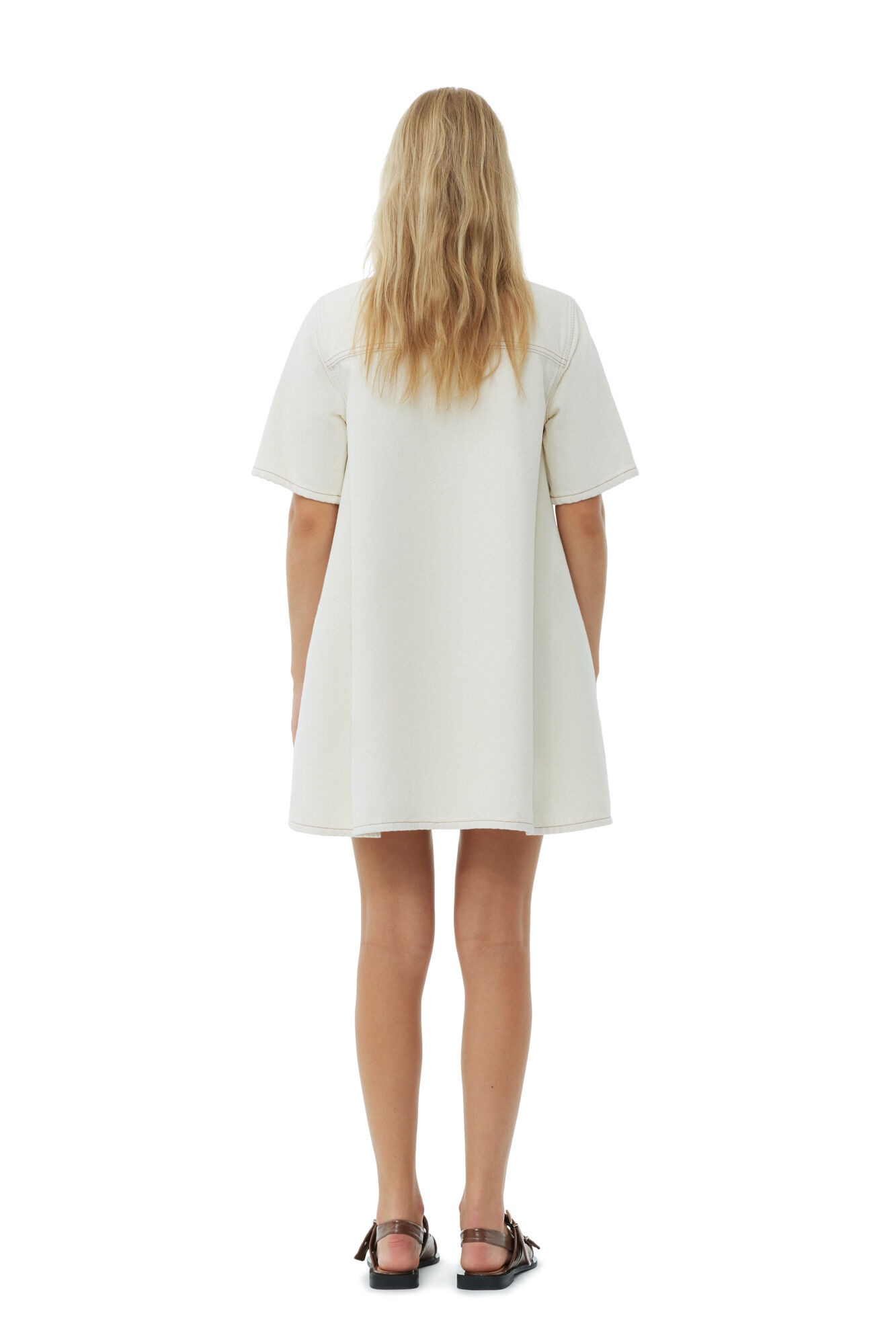 GANNI ♥ Heavy Denim Mini Dress/追跡付 Ganni Heavy Denim Mini Dress | David Jones