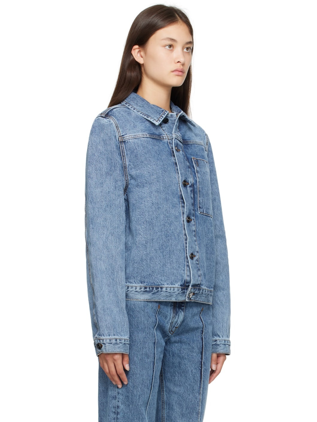 Blue Le Raphia 'La Veste de Nîmes Jao' Denim Jacket - 2