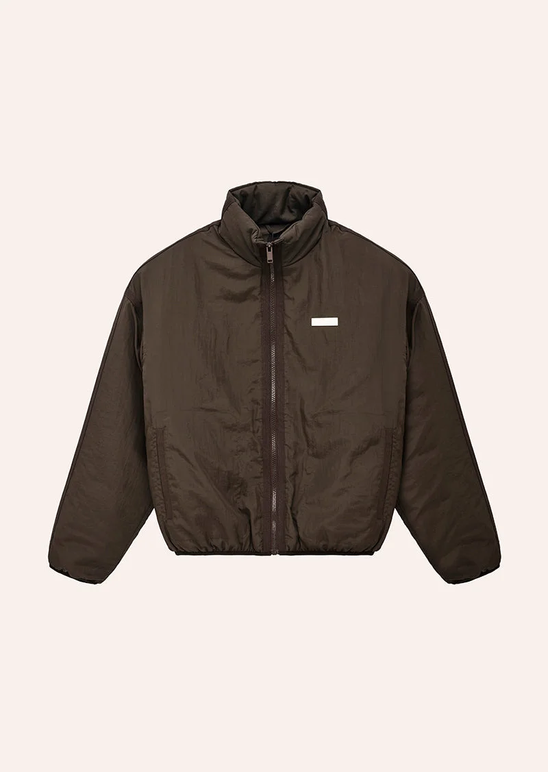 OFF SET JACKET IN COFFEE - 1
