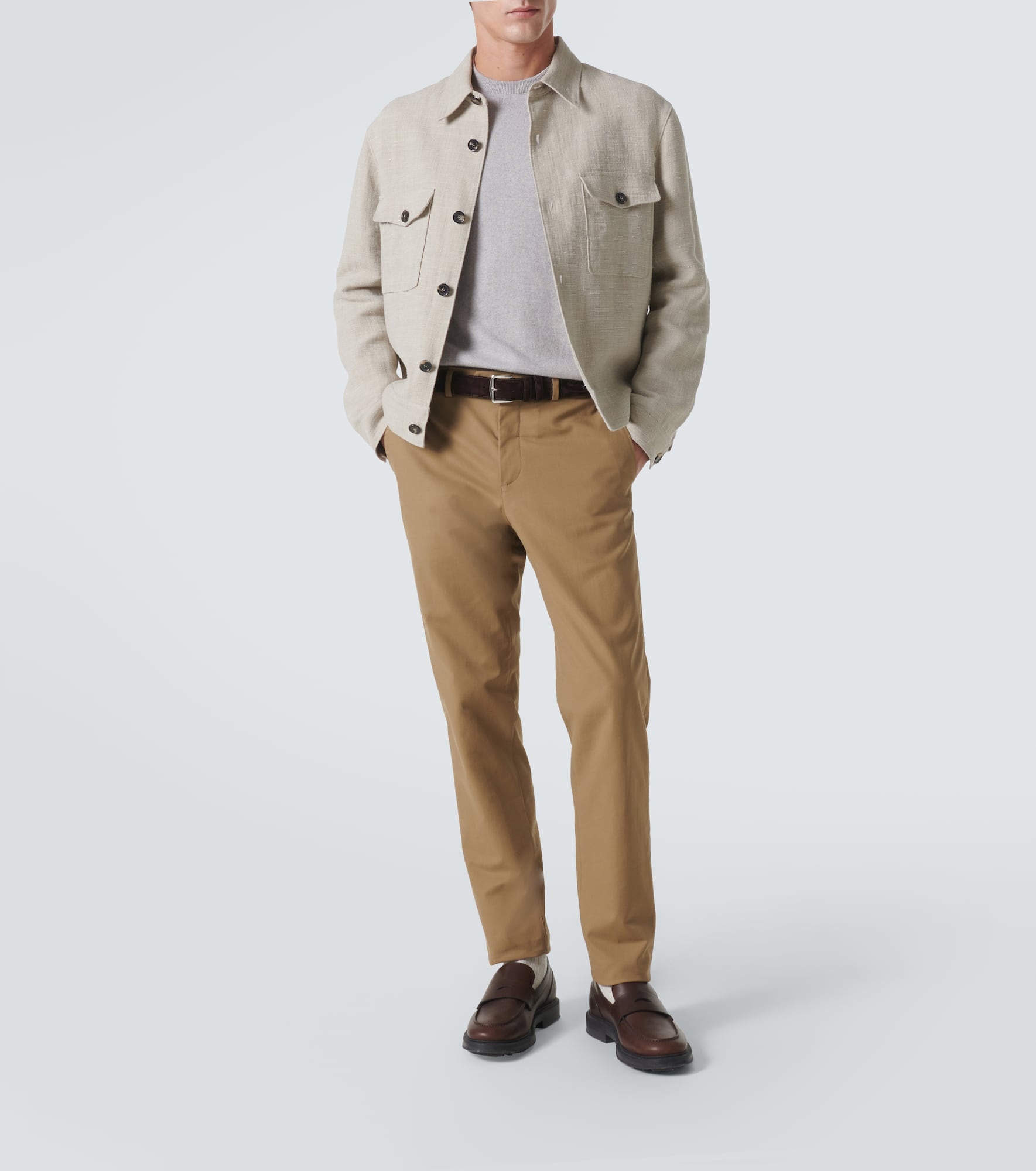 Carlo cotton-blend chinos - 2