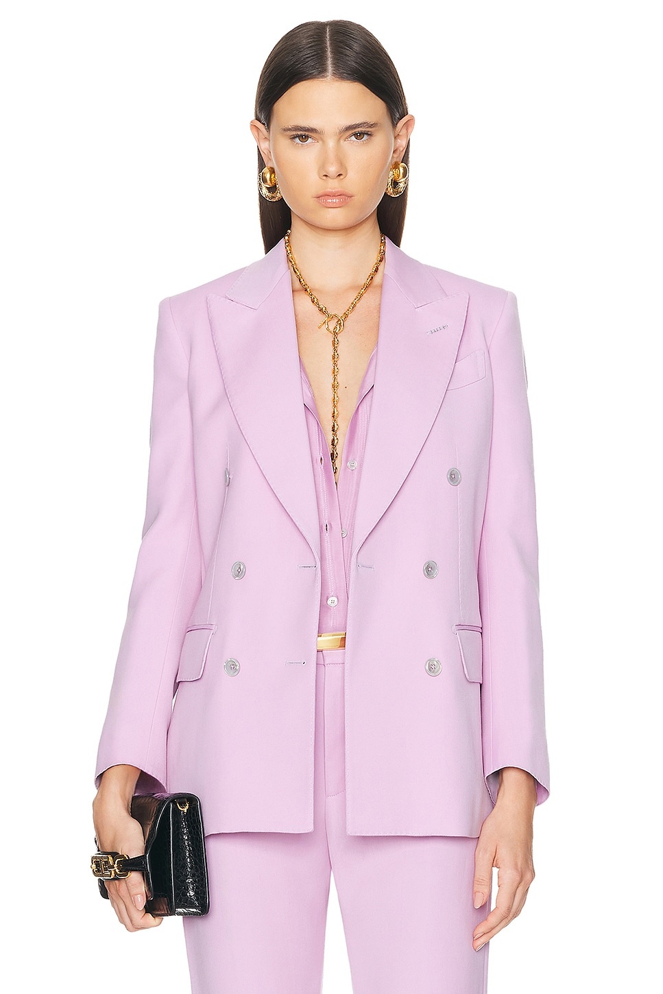 TOM FORD Double Breasted Jacket | forward | REVERSIBLE
