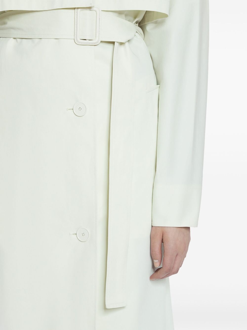 belted trench coat - 5
