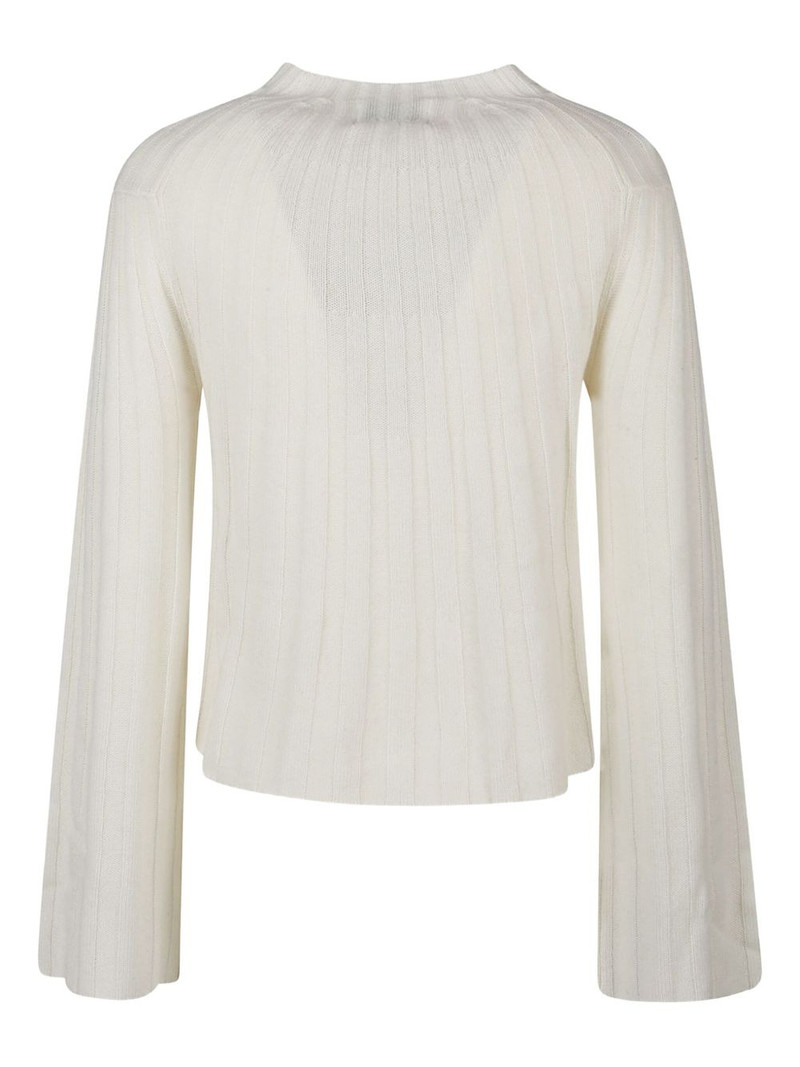 Loulou de Saison Koro ribbed bell-sleeve sweater outlook