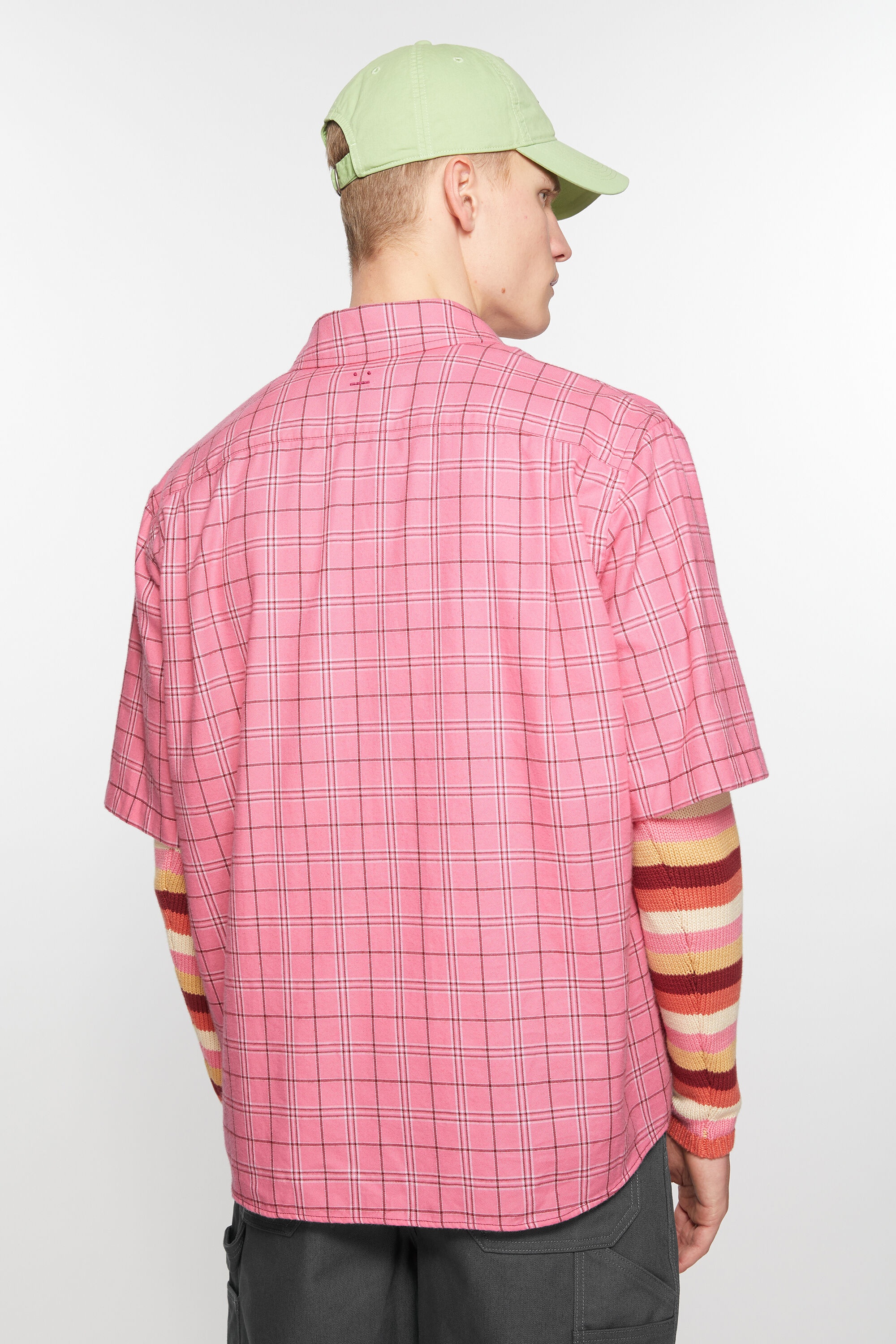 Button-up shirt - Tango pink - 3