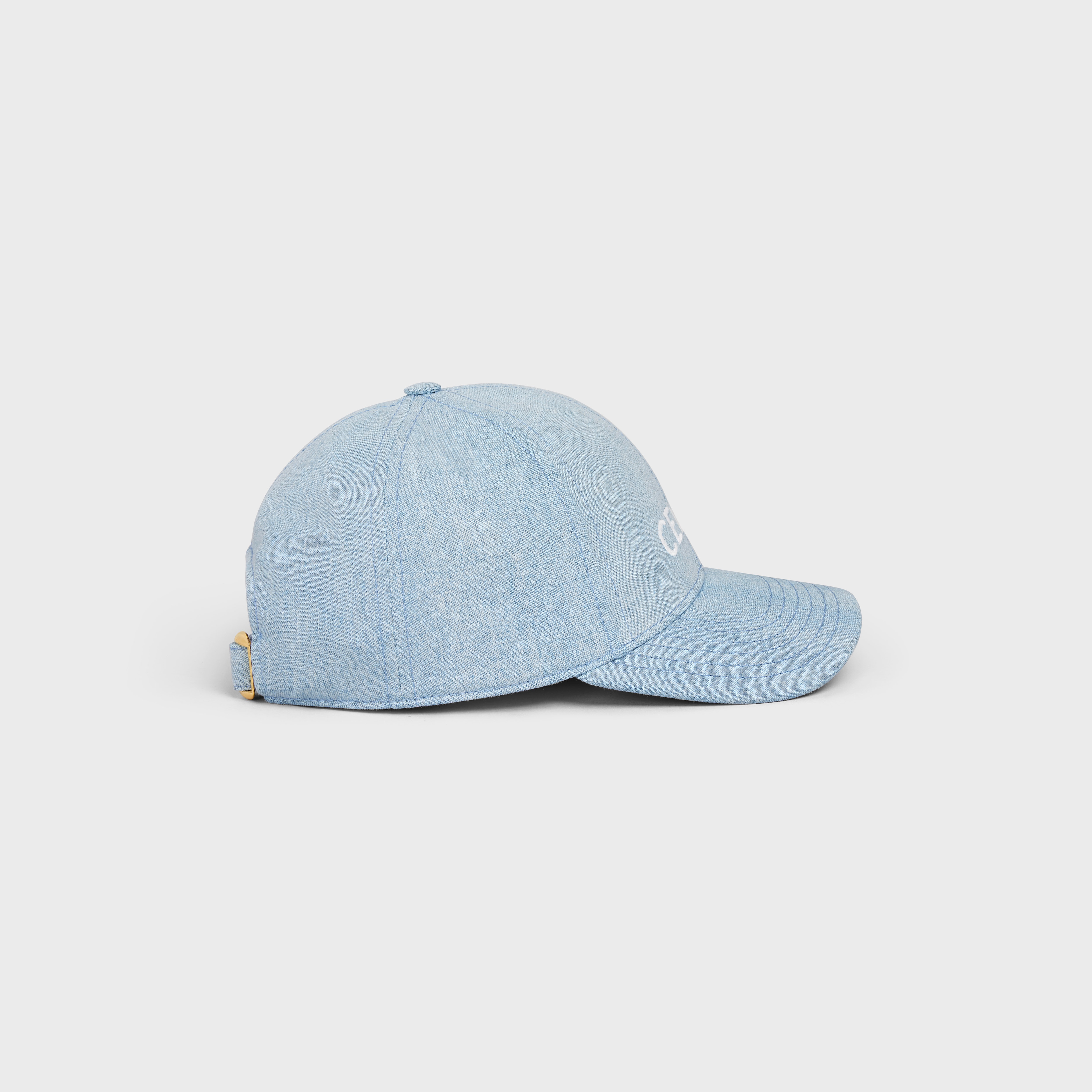 CELINE DENIM BASEBALL CAP - 3