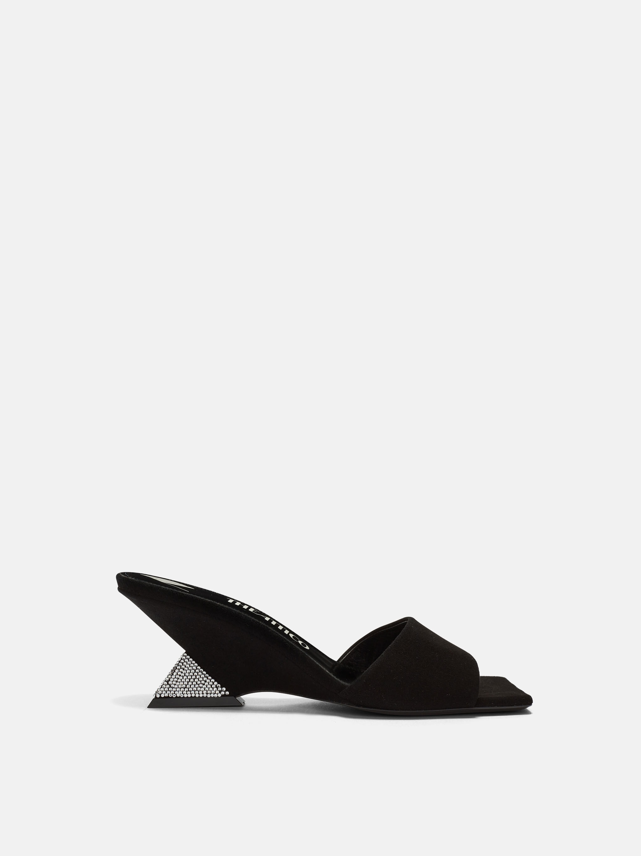 ''CHEOPE'' BLACK AND SILVER MULE - 1