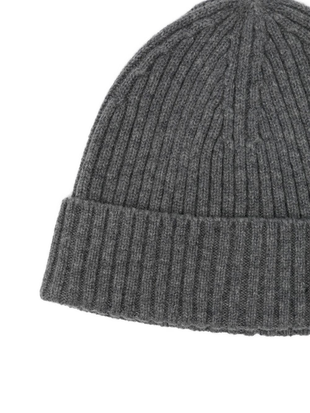logo-patch beanie - 3