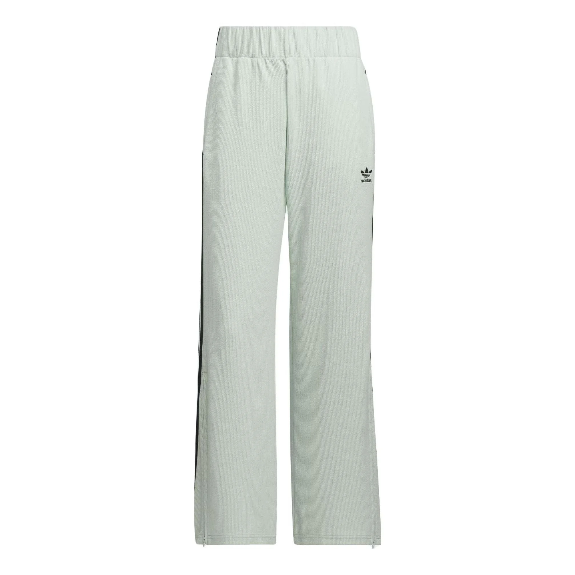 (WMNS) adidas originals Flared Pants 'White Black' IY7122 - 1
