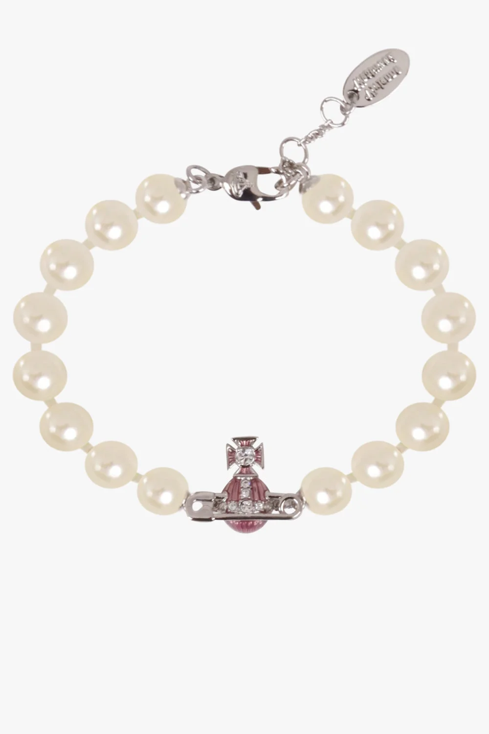 KITTY PEARL BRACELET | PURPLE/SILVER - 1