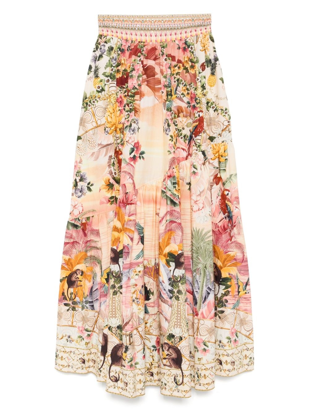 shaped seam skirt - 1