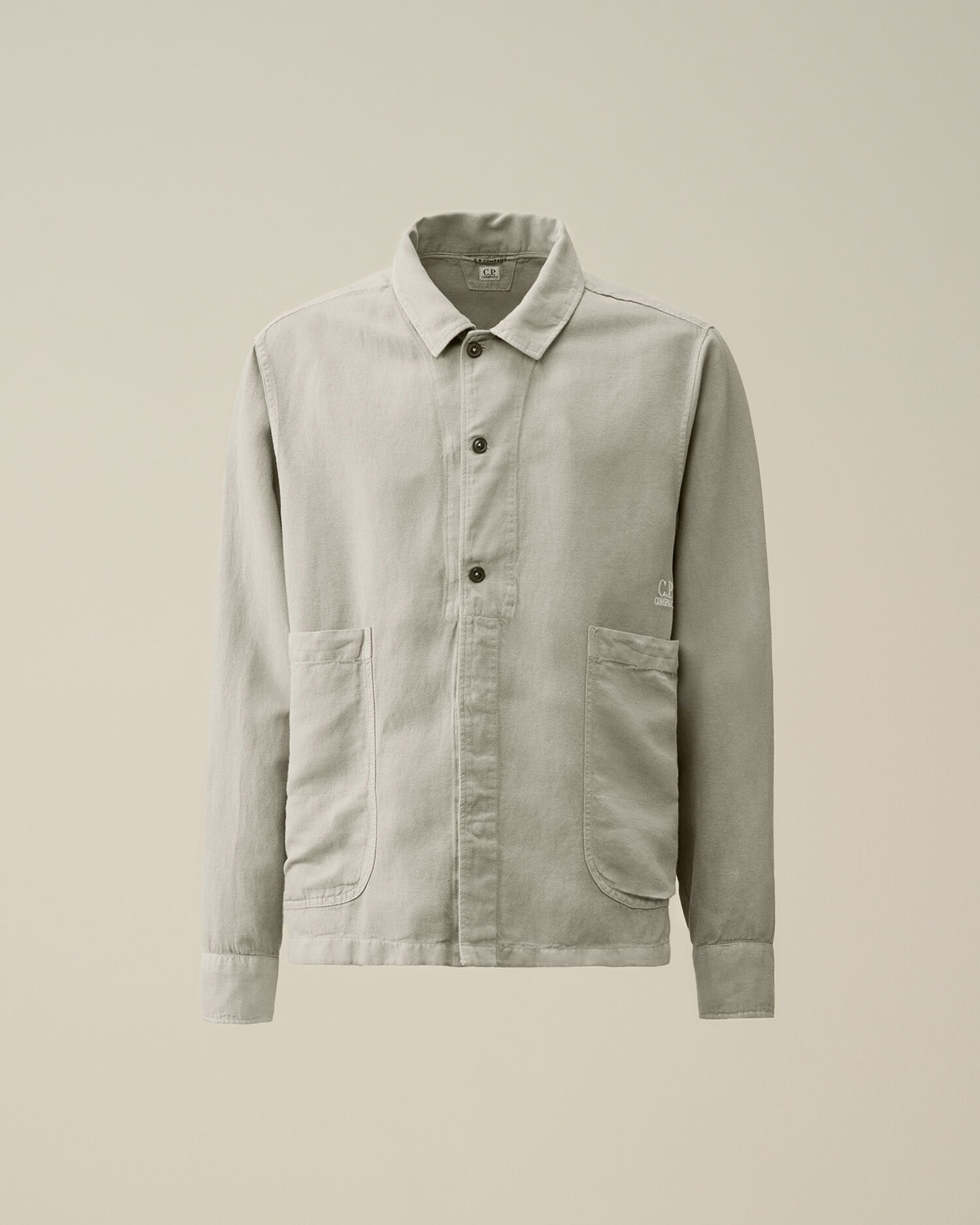 Broken Linen/Cotton Pocket Shirt - 1