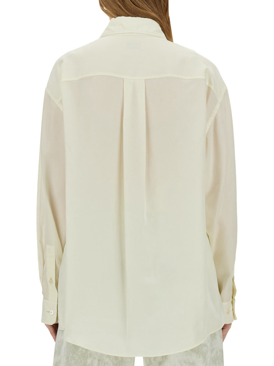 Lemaire Women Lyocell Shirt - 4