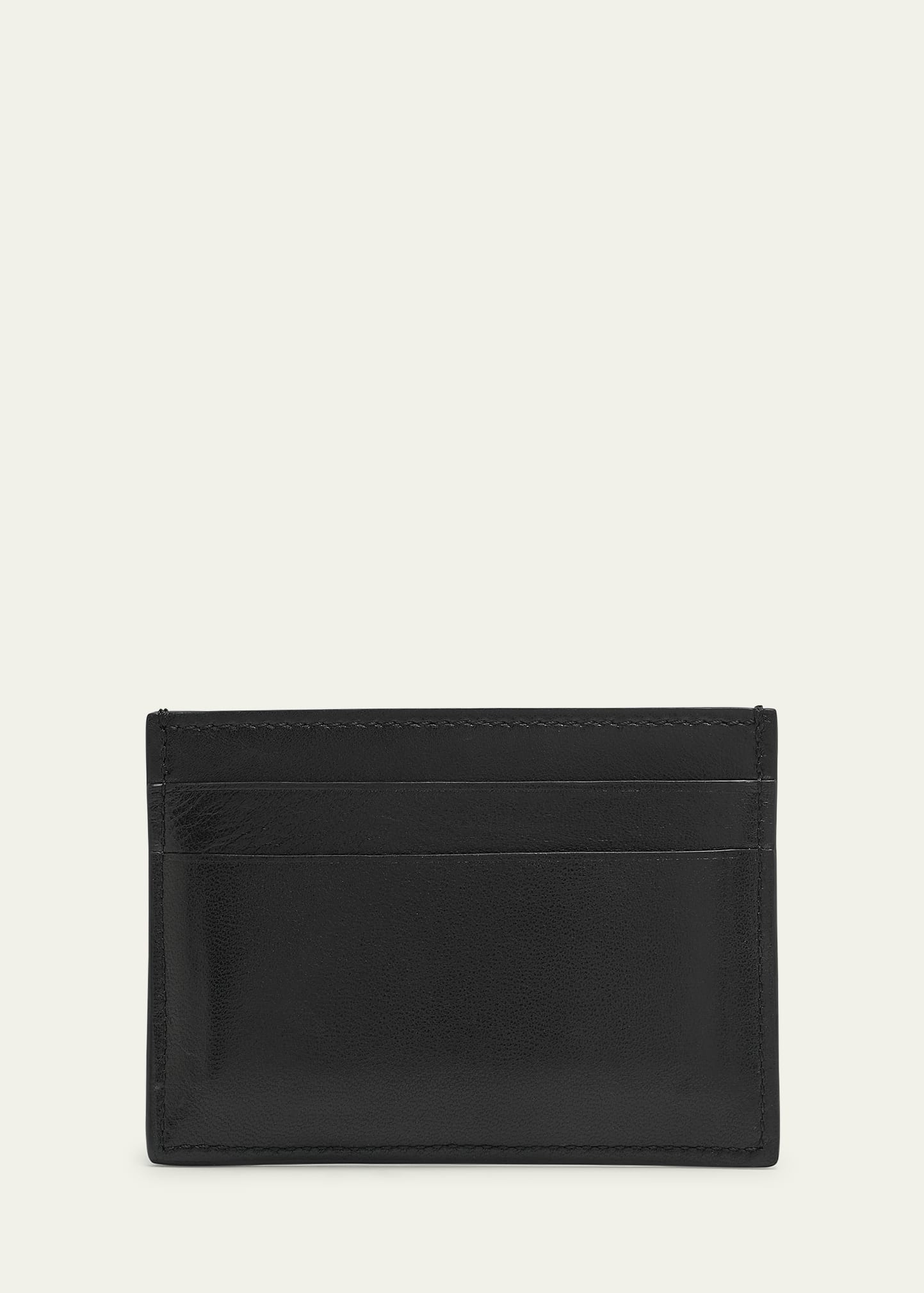 Anagrame Puffer Card Holder in Leather - 3