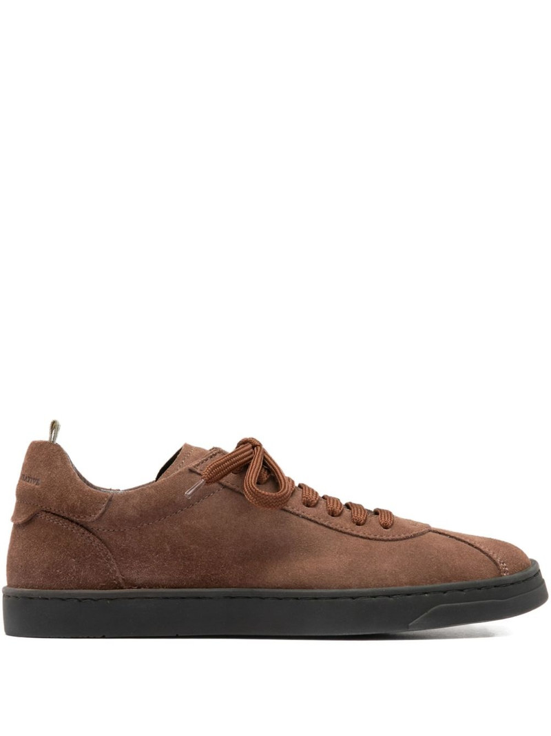 Karma lace-up suede sneakers 1