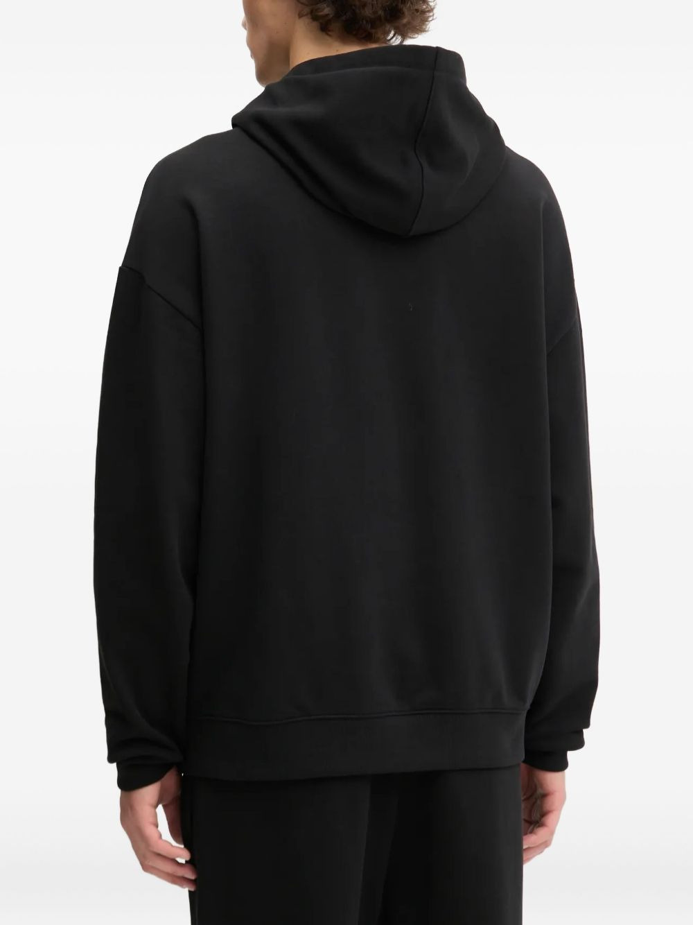 logo-print hooded sweatshirt - 3