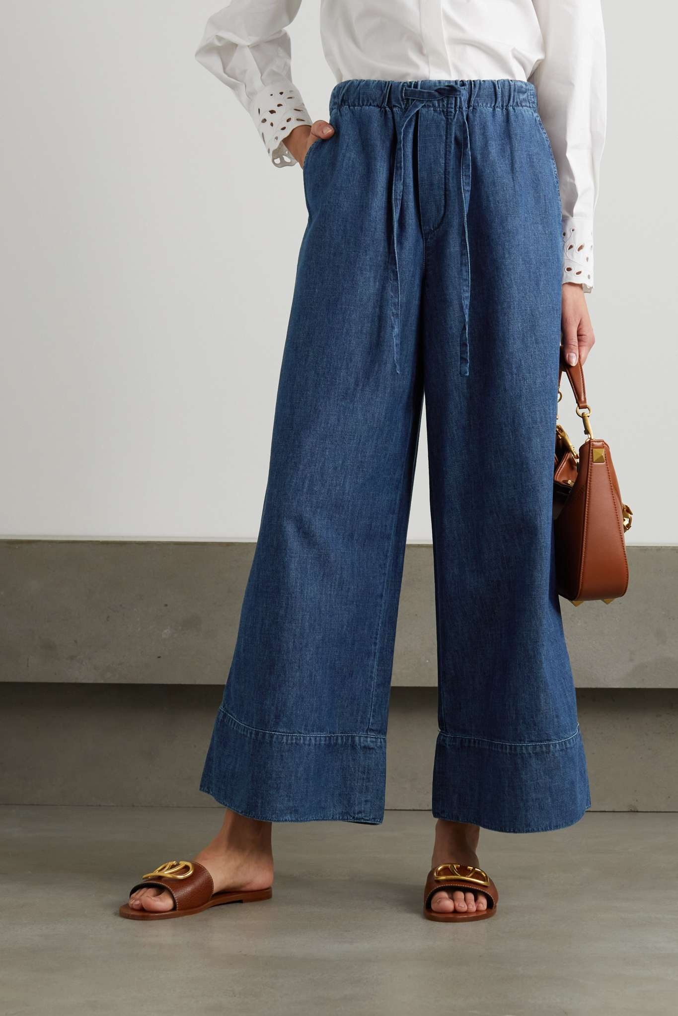 High-rise wide-leg jeans - 3