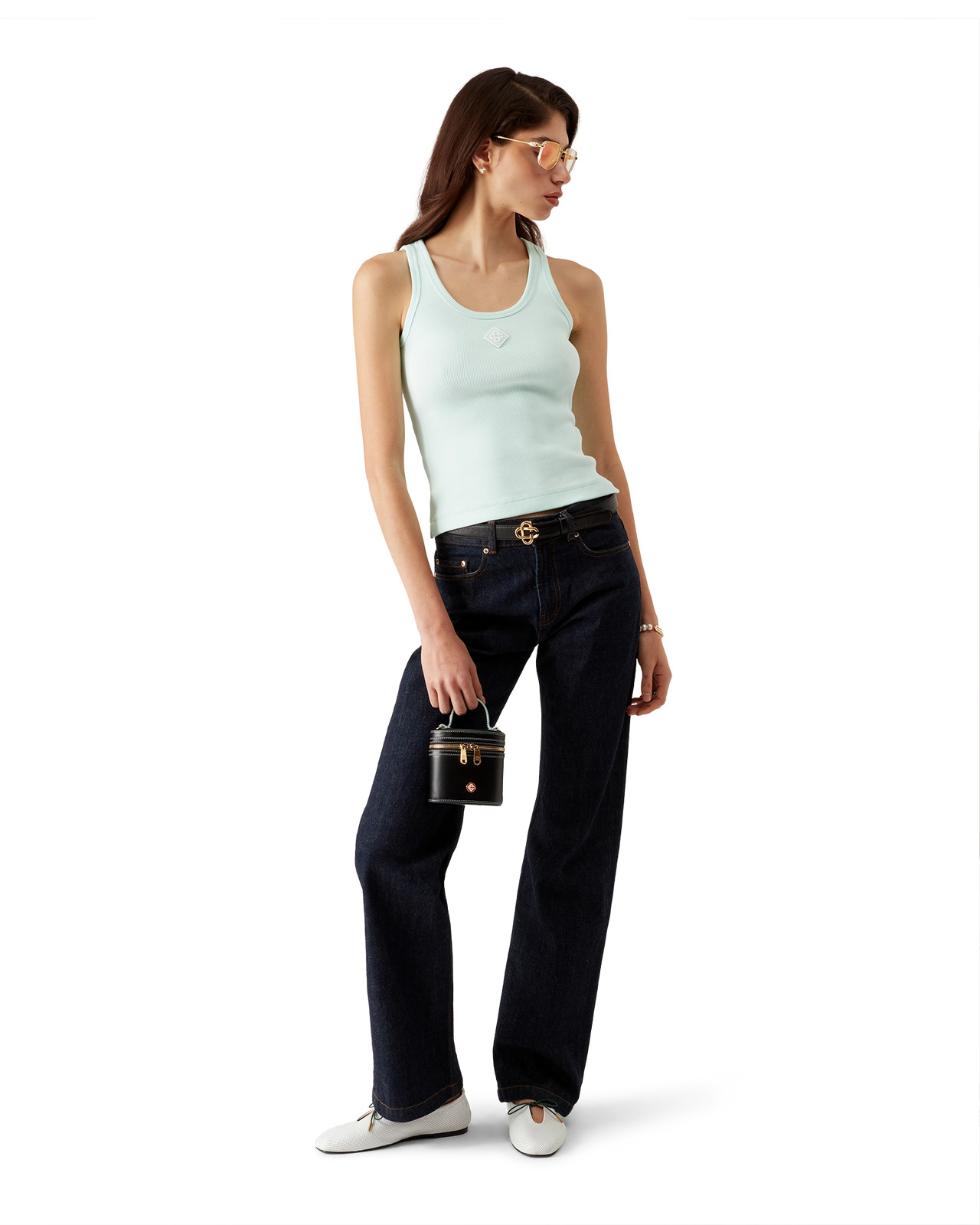Ribbed Jersey Tank Top - 2