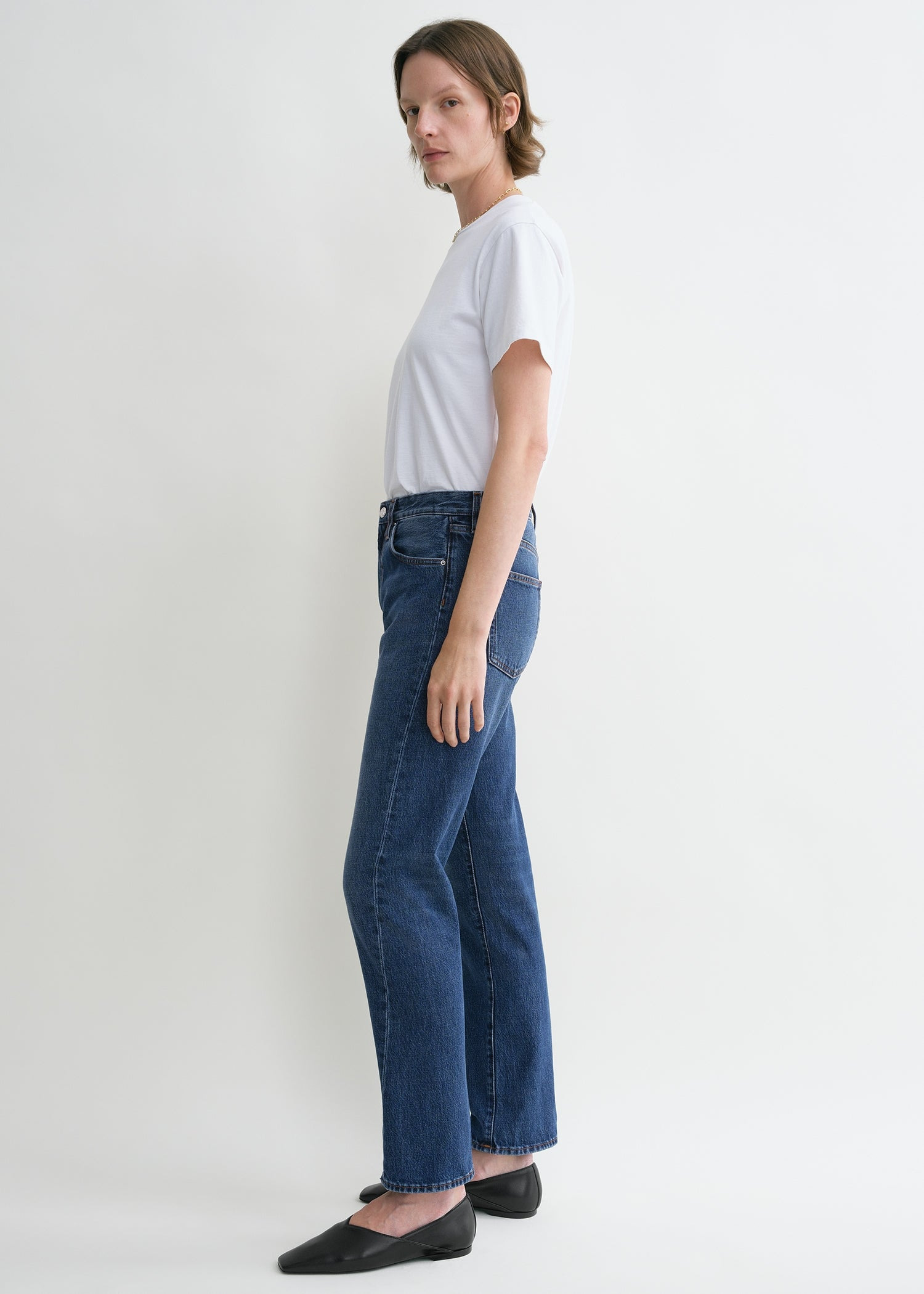 Twisted seam denim washed blue - 3