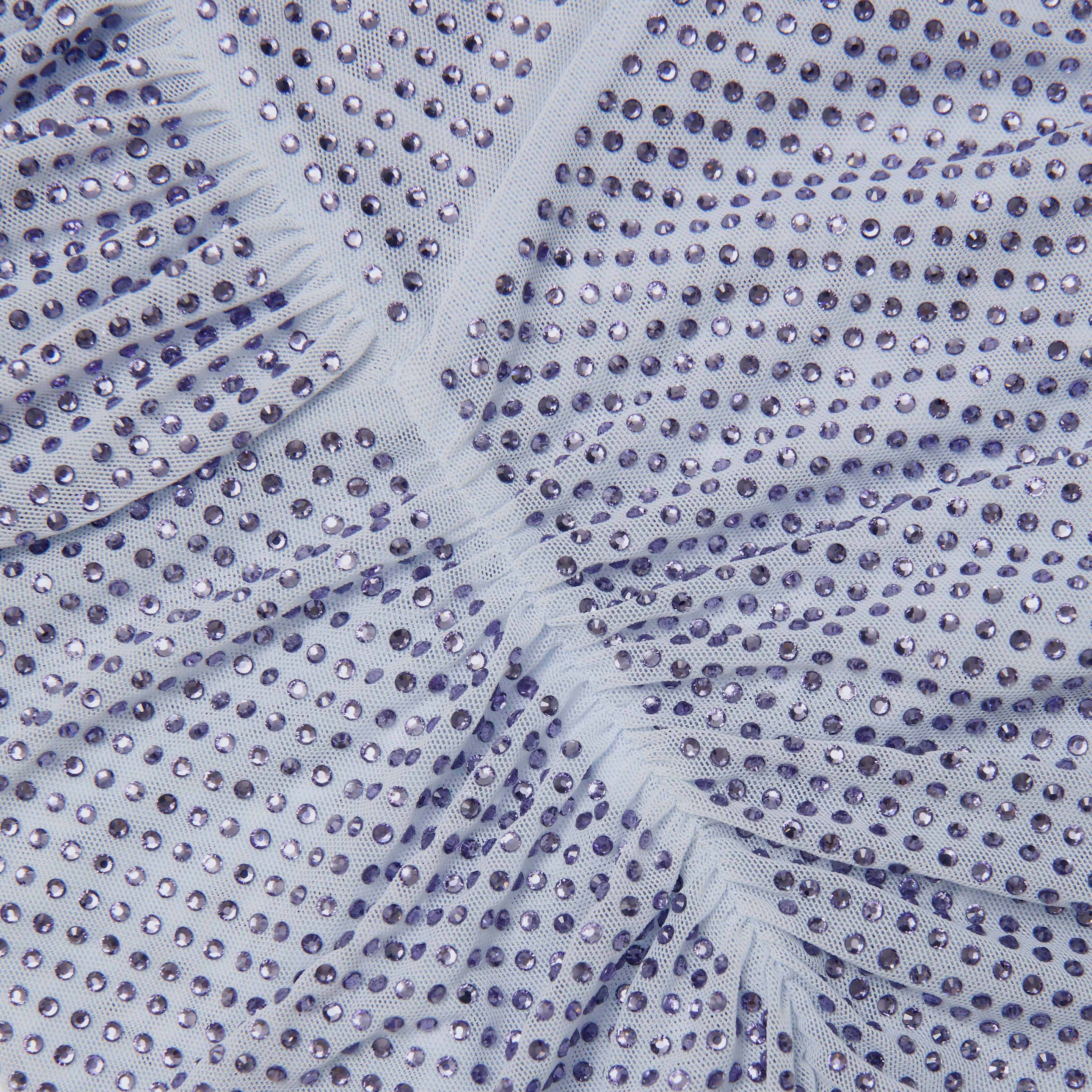 Pale Blue Rhinestone Top - 5