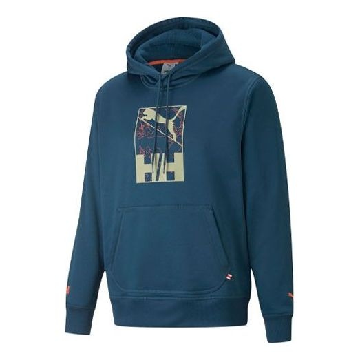 PUMA x Helly Hansen Crossover Knit Sports Pullover Couple Style Navy Blue 532842-65 - 1