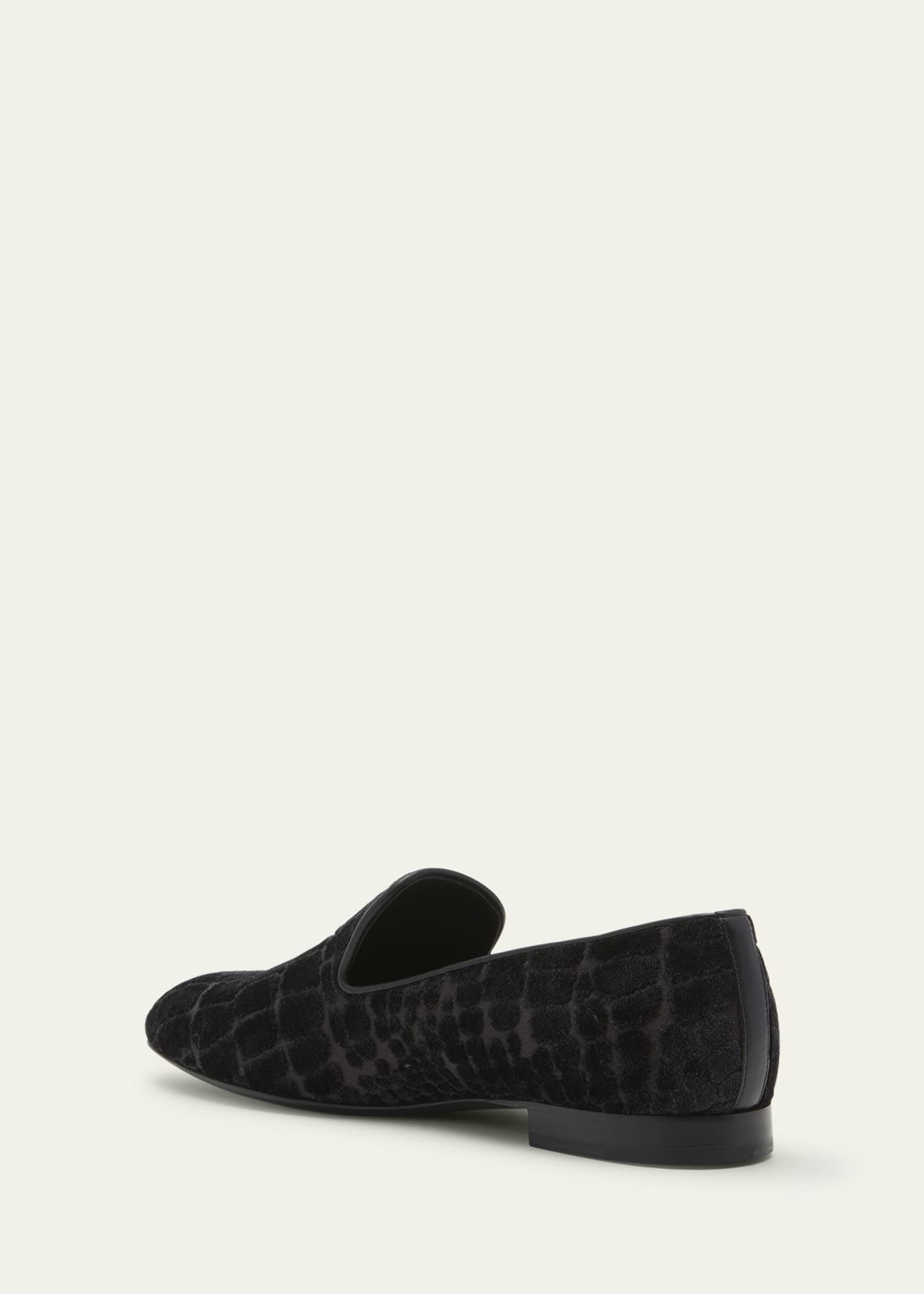 Men's Croc-Stamped Loafers - 4