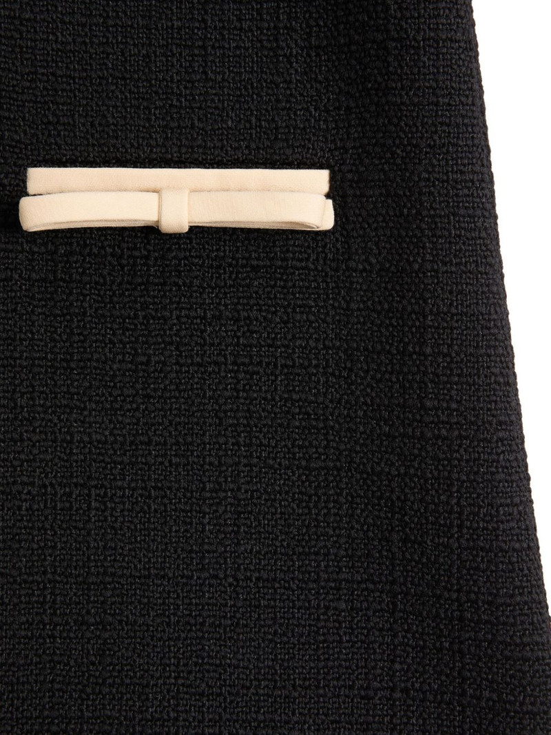 bow-embellished tweed dress 5