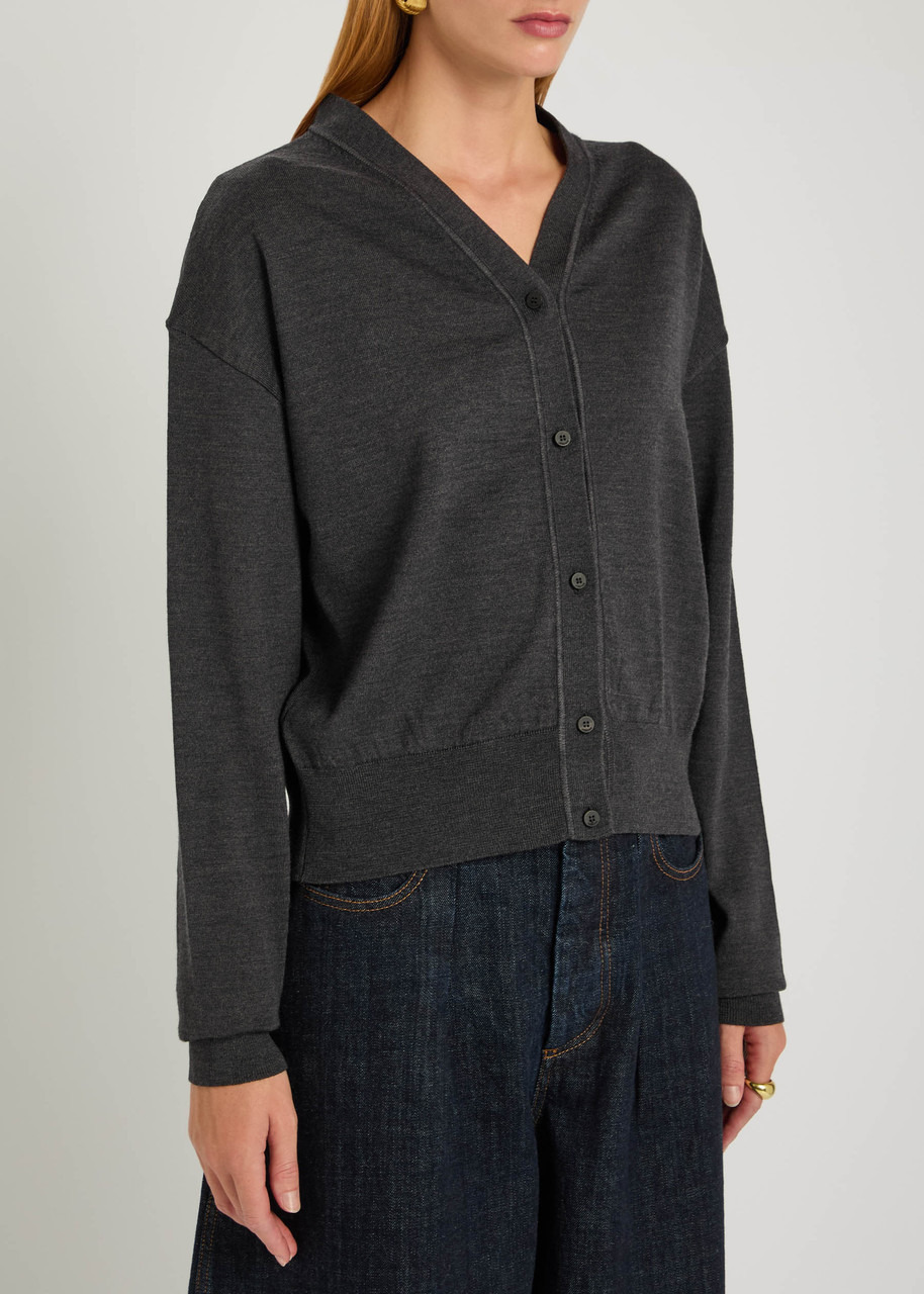Jacquemus Le Cardigan Brode Logo-embroidered Wool-blend Cardigan - 2