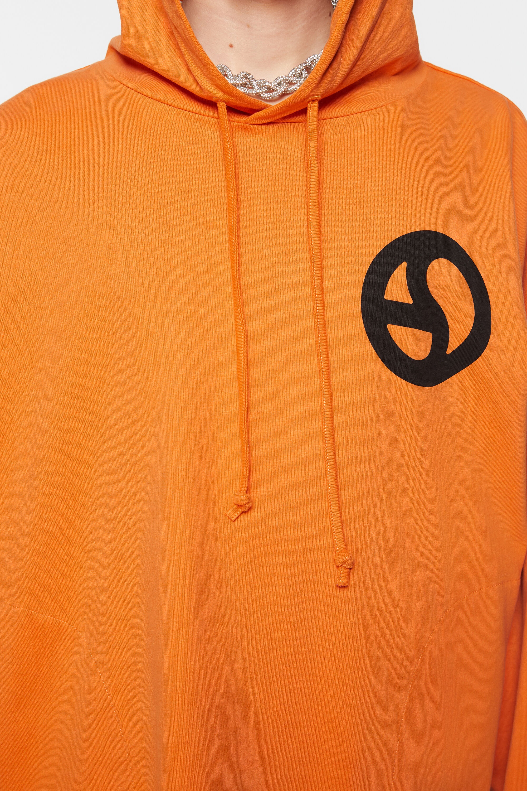 Hooded sweater - Sharp orange - 4