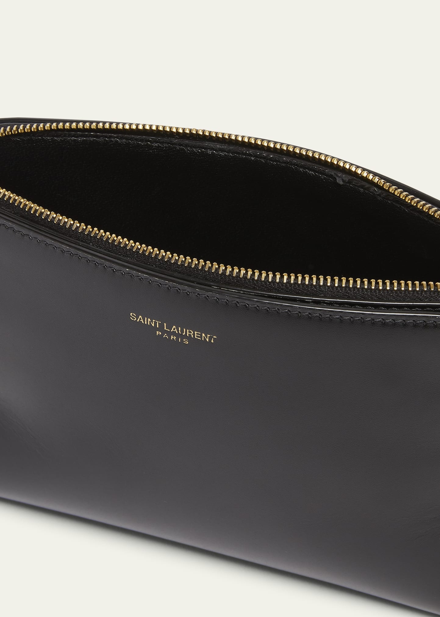 Mini Pouch on Strap Shoulder Bag in Leather - 4