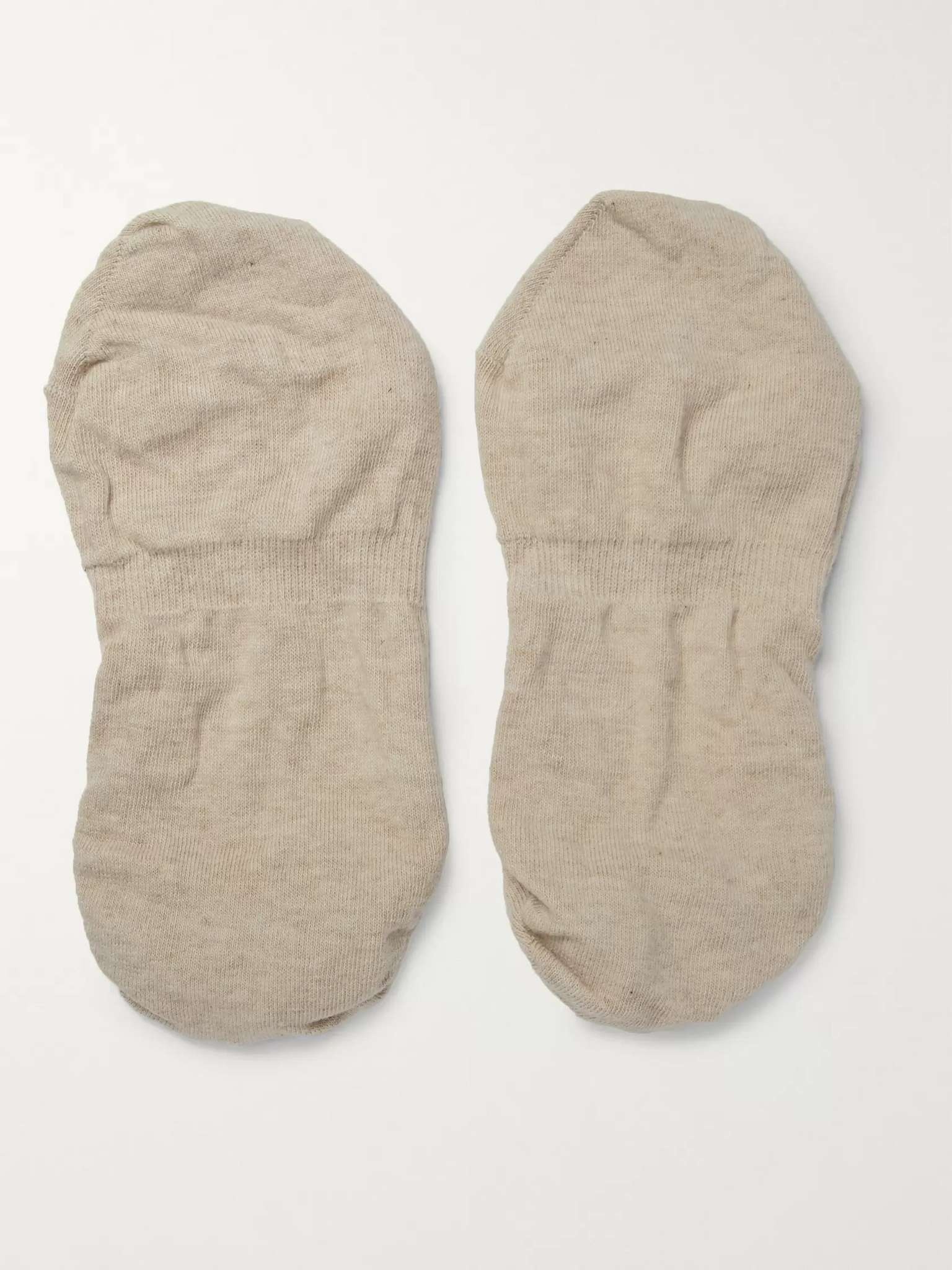 Step Invisible Cotton-Blend Socks - 3