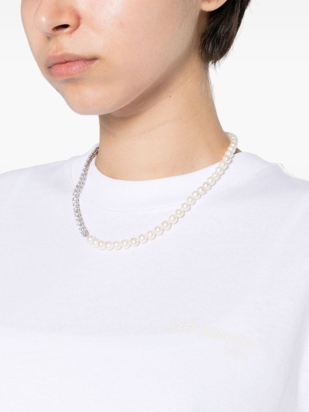 logo-print cotton T-shirt - 5