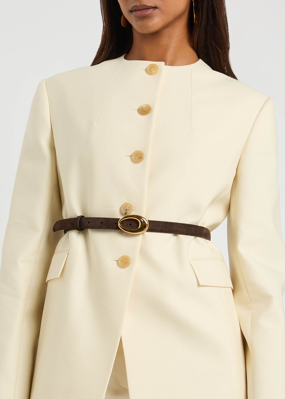 Khaite Olivia Suede Belt - 2