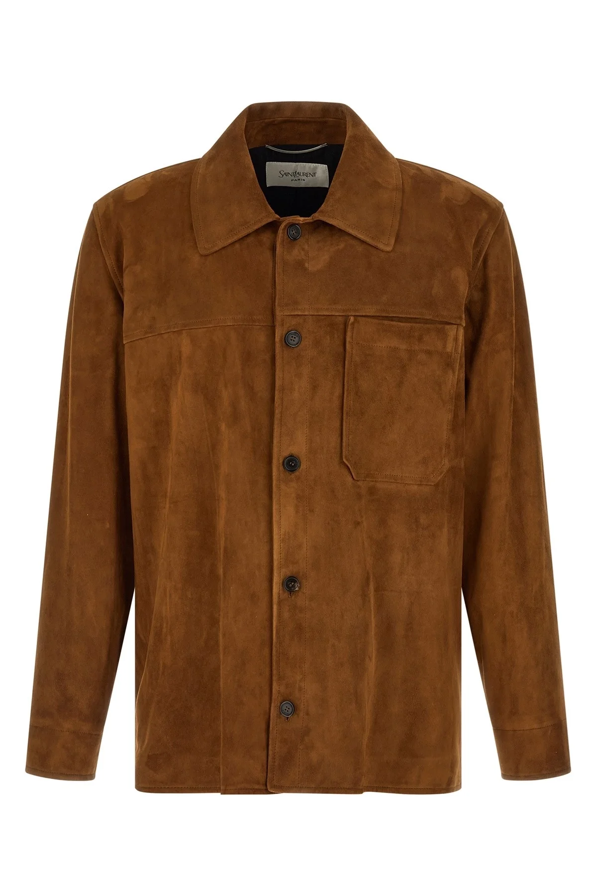 Suede overshirt - 1