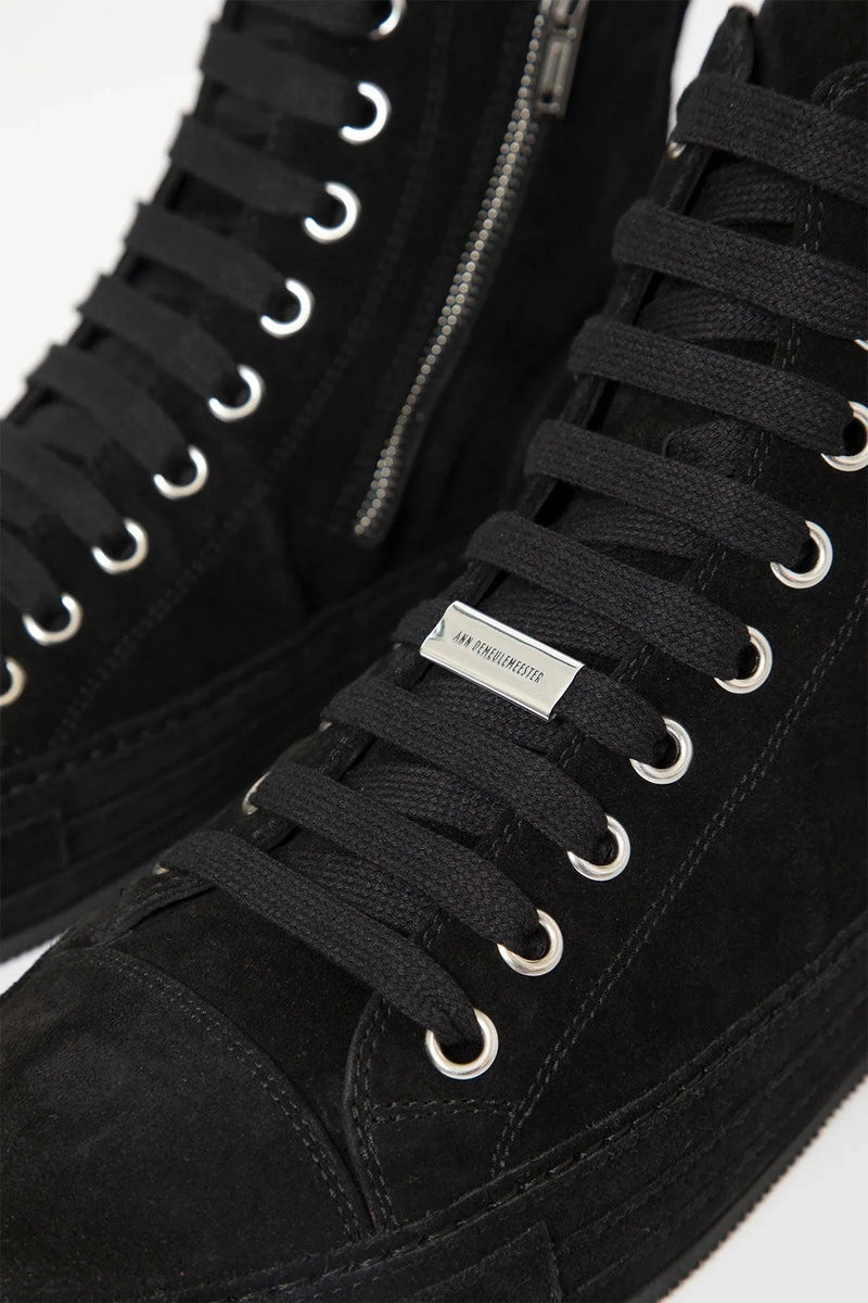 Raven High Top Sneakers Black 5