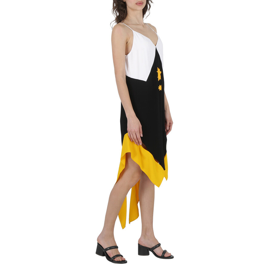 Burberry Panel-Detail Geometric Slip Dress - 5