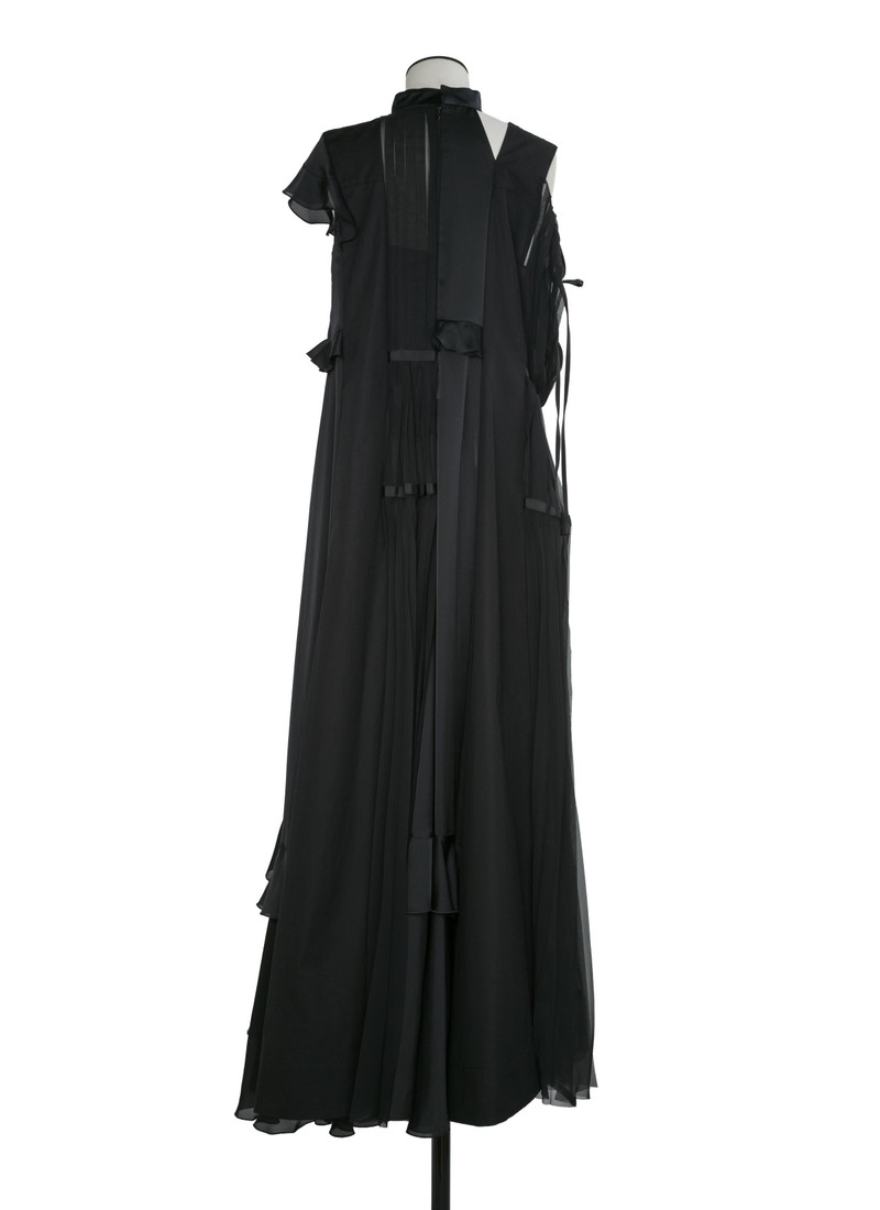 Fabric Mix Dress 3