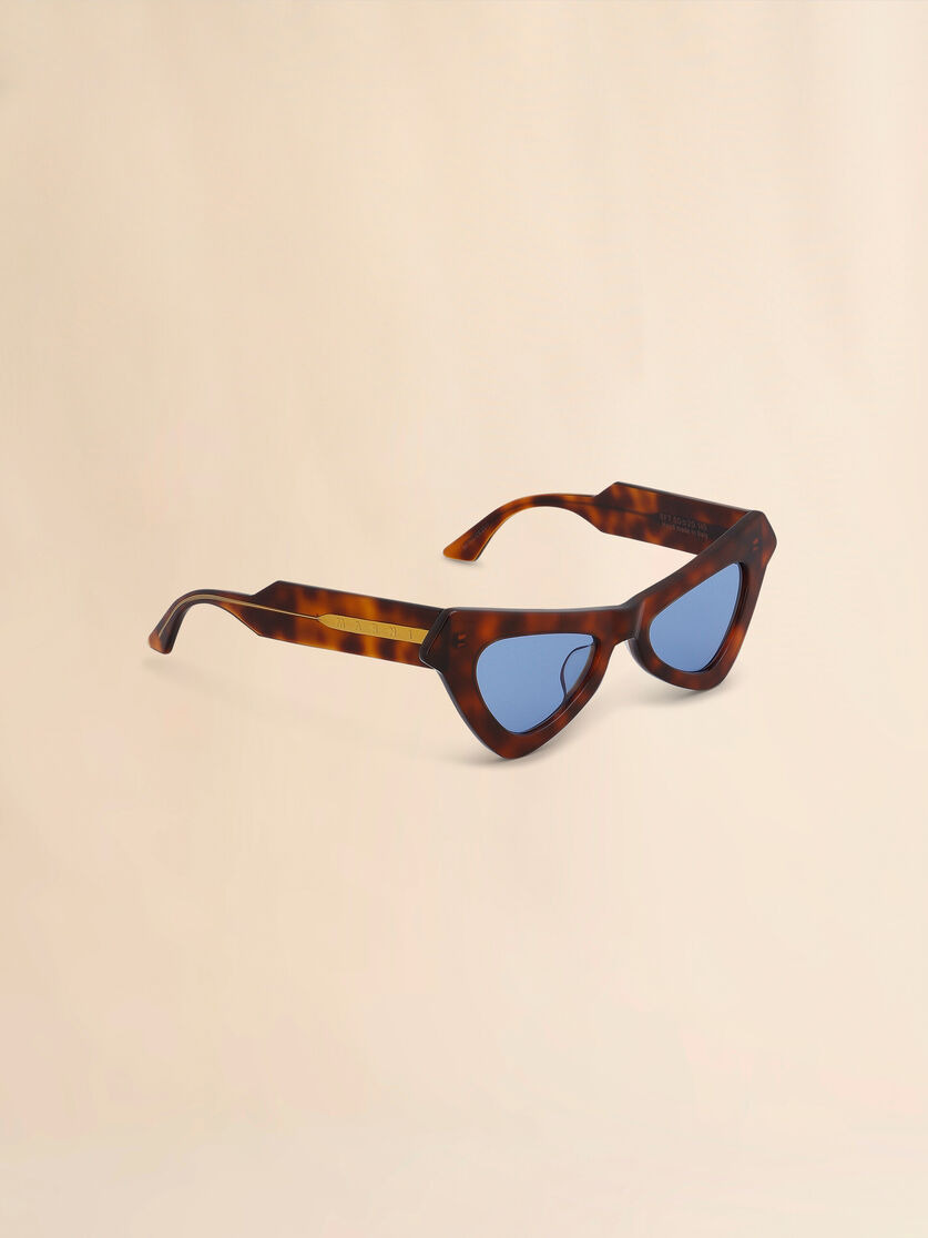 TORTOISESHELL FAIRY POOLS HAVANA ACETATE SUNGLASSES - 2