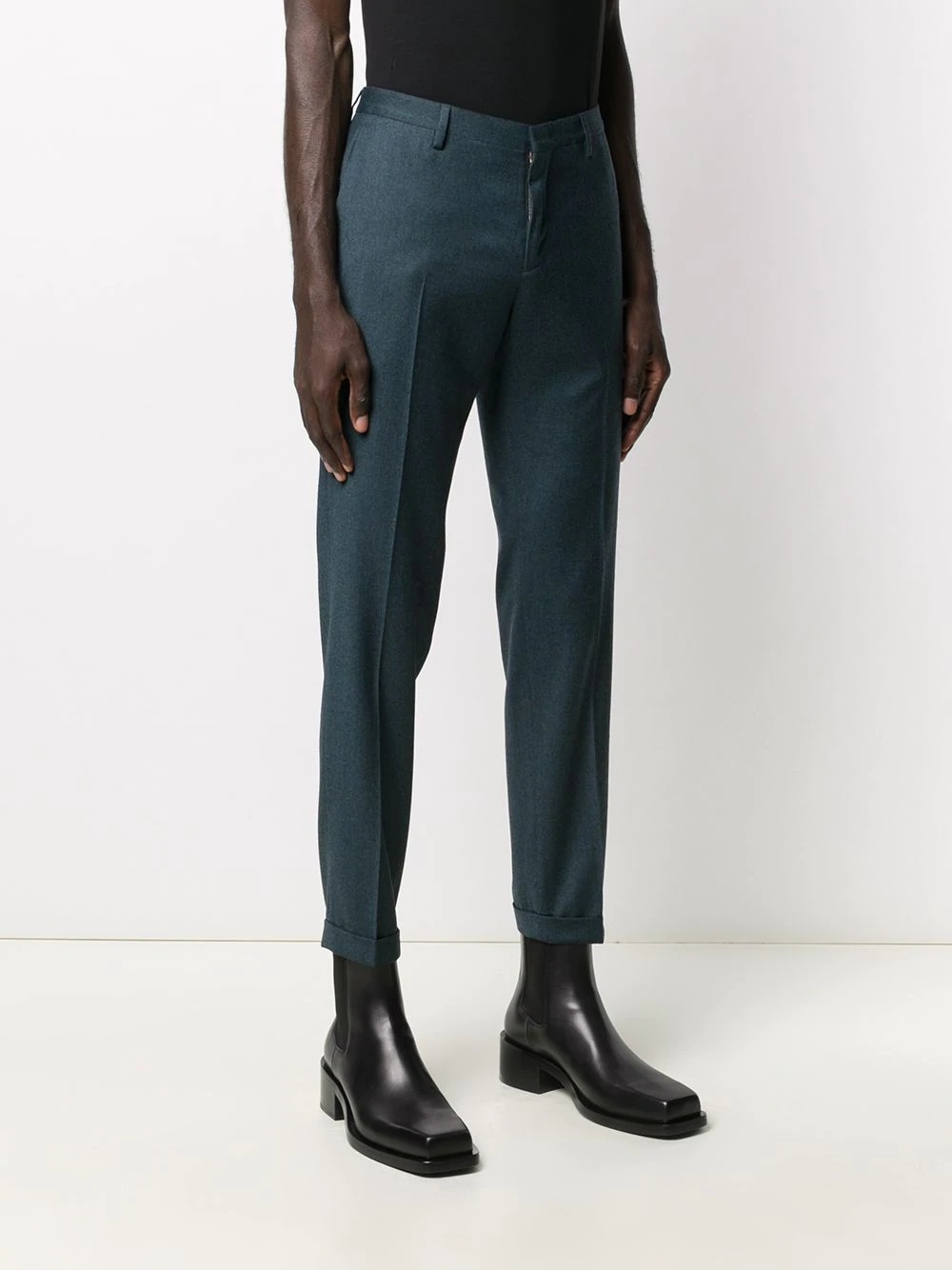 mid-rise tailored trousers - 3