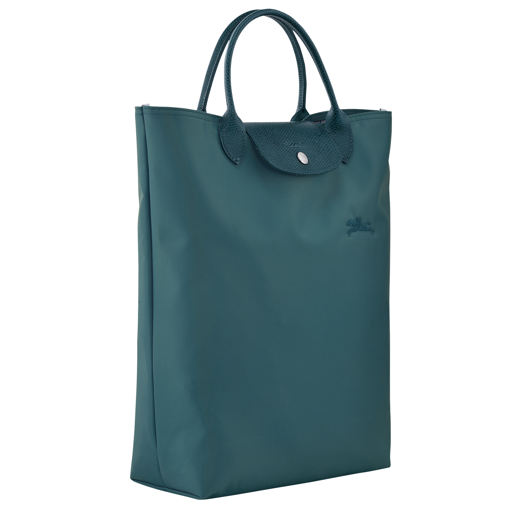 Le Pliage Green M Tote bag Peacock - Canvas - 3