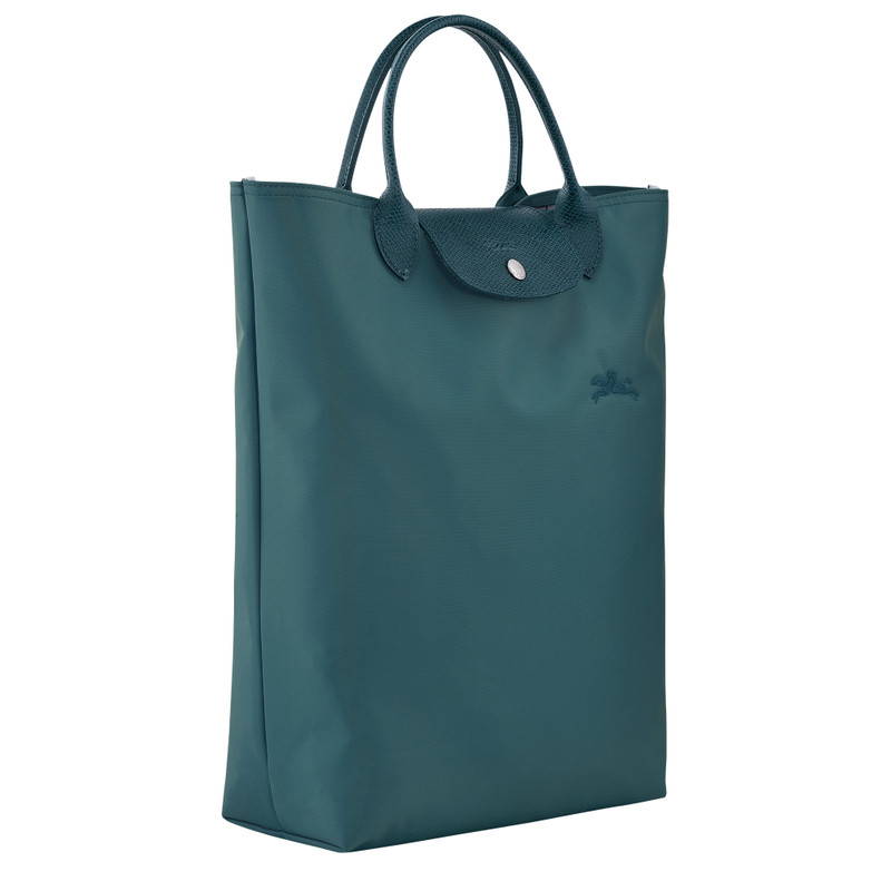 Le Pliage Green M Tote bag Peacock - Canvas 3