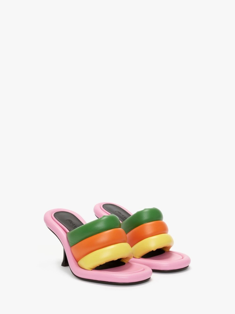 JW Anderson BUMPER-TUBE LEATHER SANDALS outlook